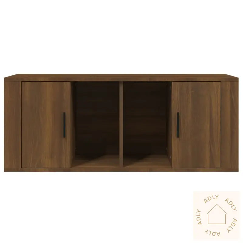 Tv-Benk Sonoma Eik 100X35X40 Cm Konstruert Tre