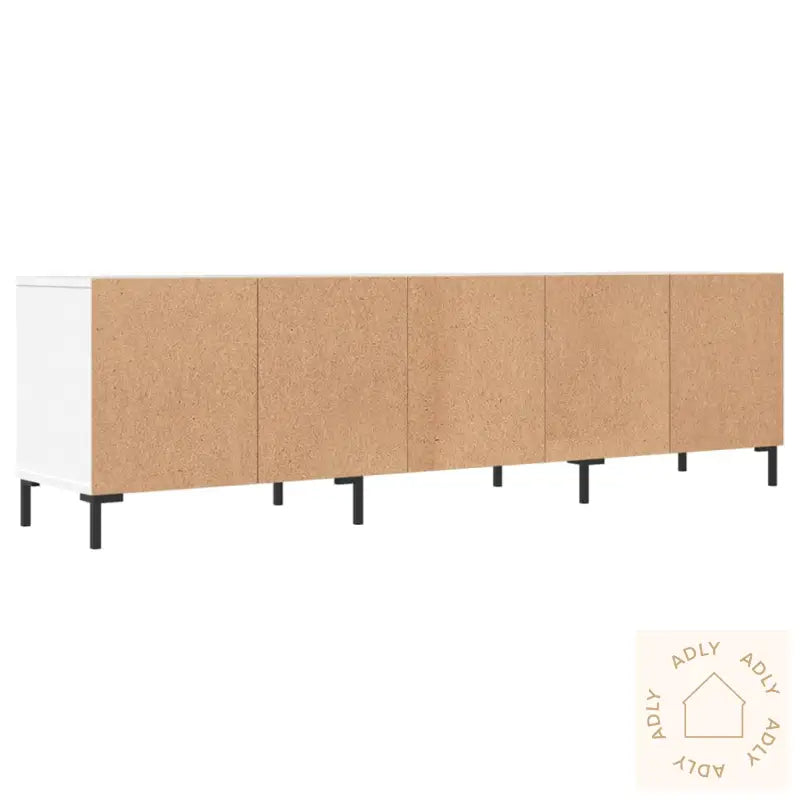 Tv-Benk Hvit 150X30X44,5 Cm Konstruert Tre