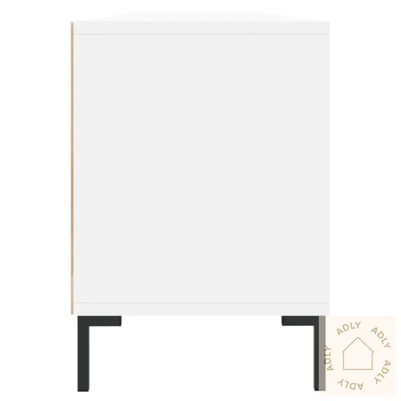 Tv-Benk Hvit 150X30X44,5 Cm Konstruert Tre