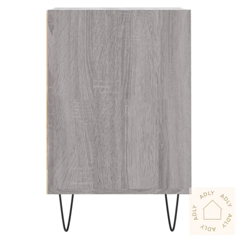 Tv-Benk Grå Sonoma 100X35X55 Cm Konstruert Tre