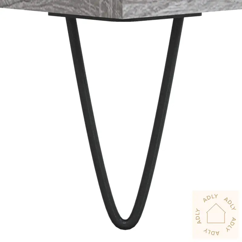 Tv-Benk Grå Sonoma 100X35X55 Cm Konstruert Tre