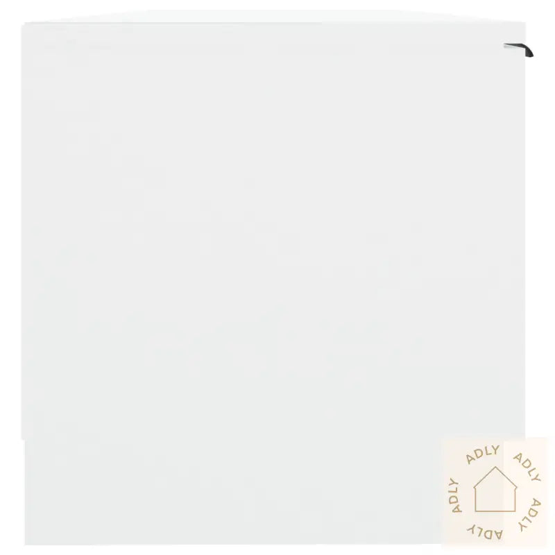 Tv-Benk Hvit 102X35X36,5 Cm Konstruert Tre