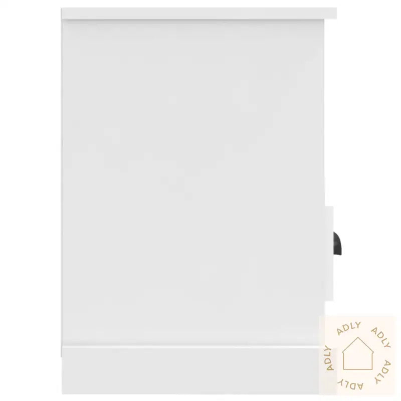 Tv-Benk Hvit 80X35X50 Cm Konstruert Tre