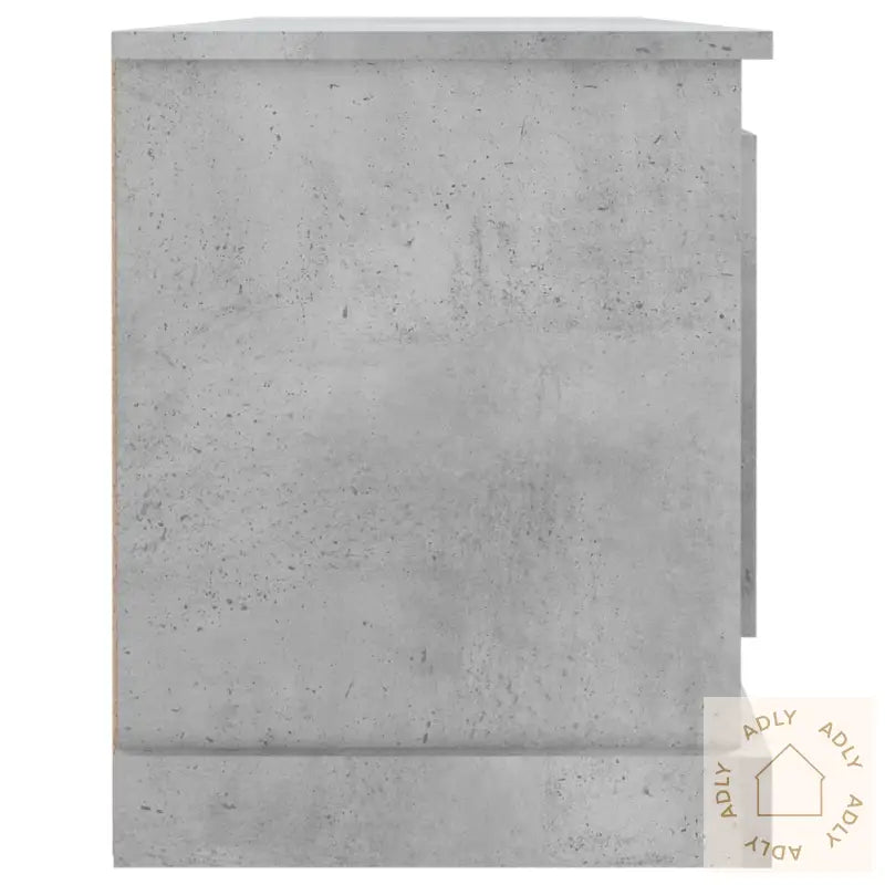 Tv-Benk Betonggrå 100X35,5X45 Cm Konstruert Tre