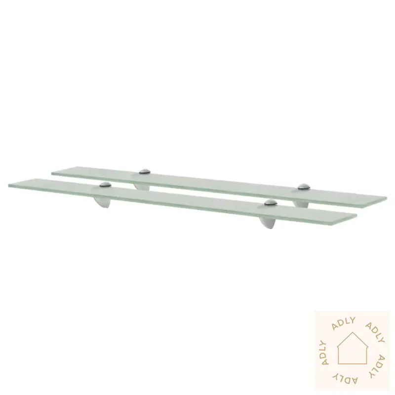 Flytende Hyller 2 Stk Glass 80X20 Cm 8 Mm