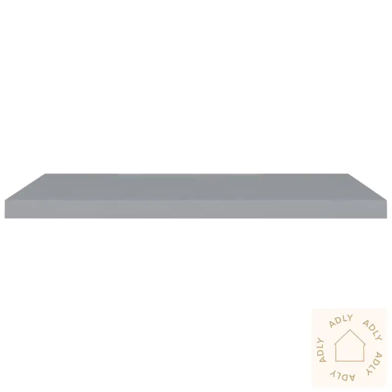 Flytende Vegghylle Grå 90X23,5X3,8 Cm Mdf
