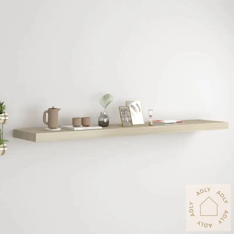 Flytende Vegghylle Eik 120X23,5X3,8 Cm Mdf