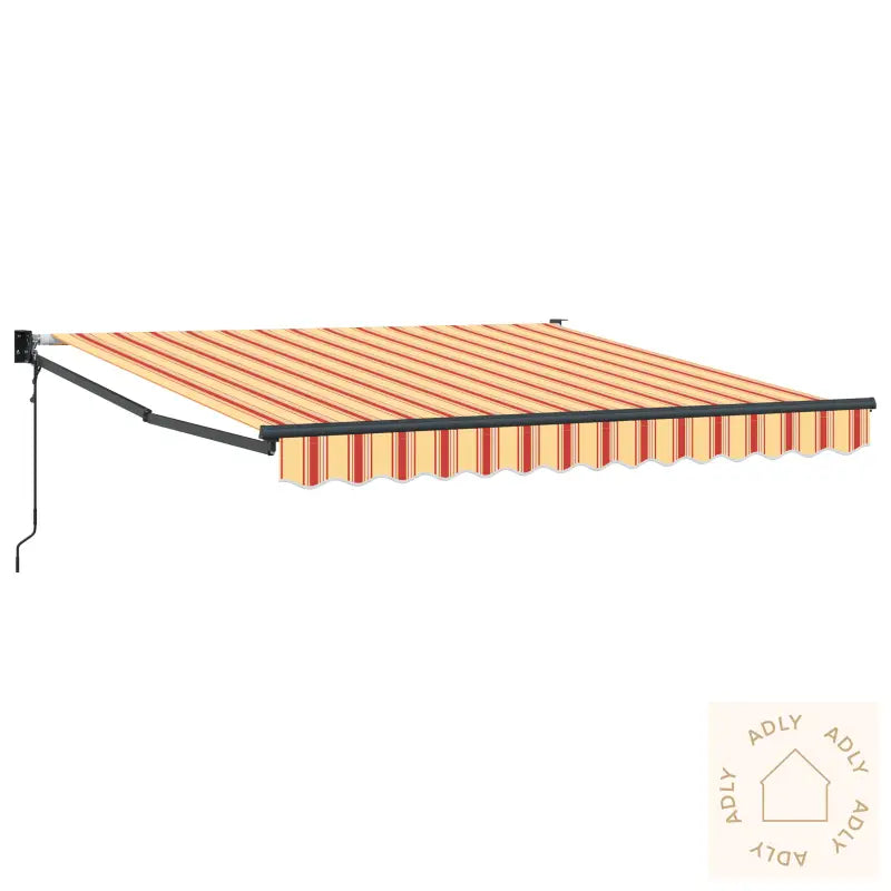 Automatisk Uttrekkbar Markise Gul Og Oransje 300X250 Cm