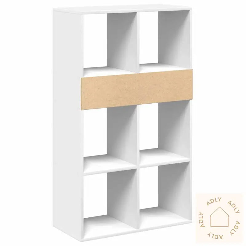 Bokhylle Hvit 66X31X112 Cm Konstruert Tre