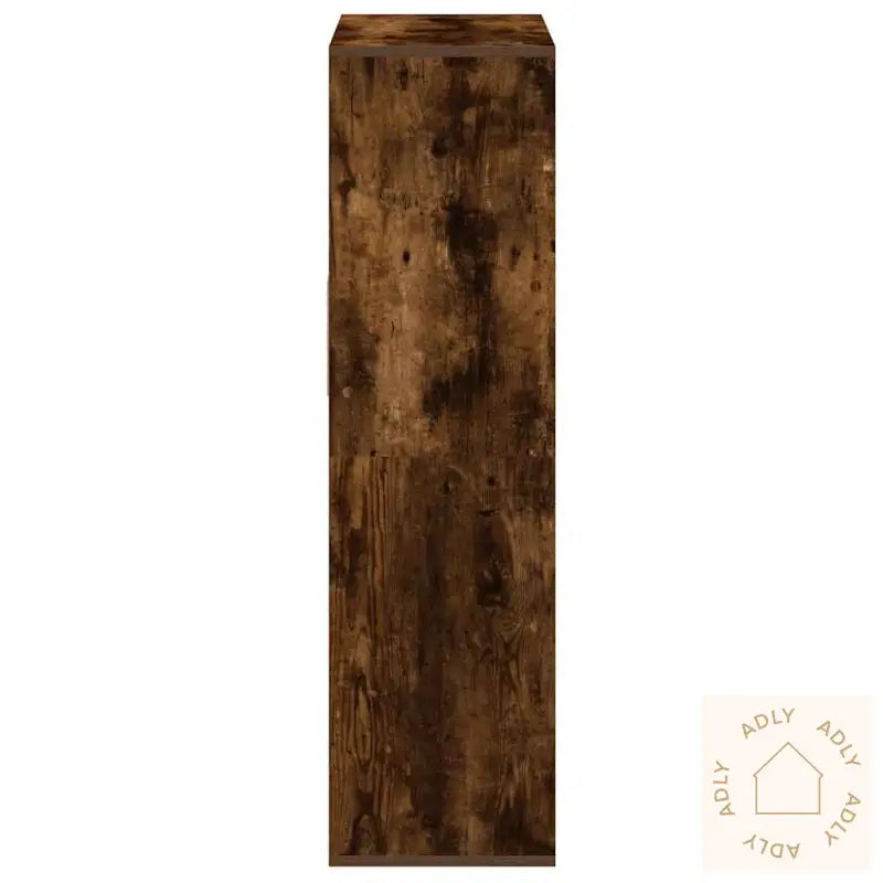 Bokhylle Røkt Eik 66X31X112 Cm Konstruert Tre