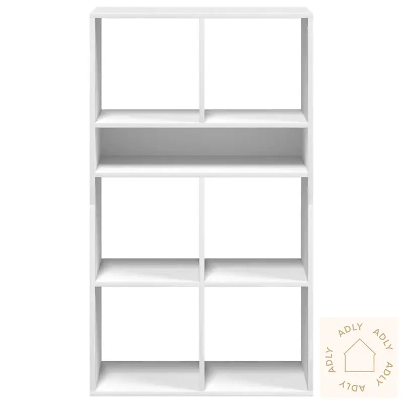 Bokhylle Hvit 66X31X112 Cm Konstruert Tre