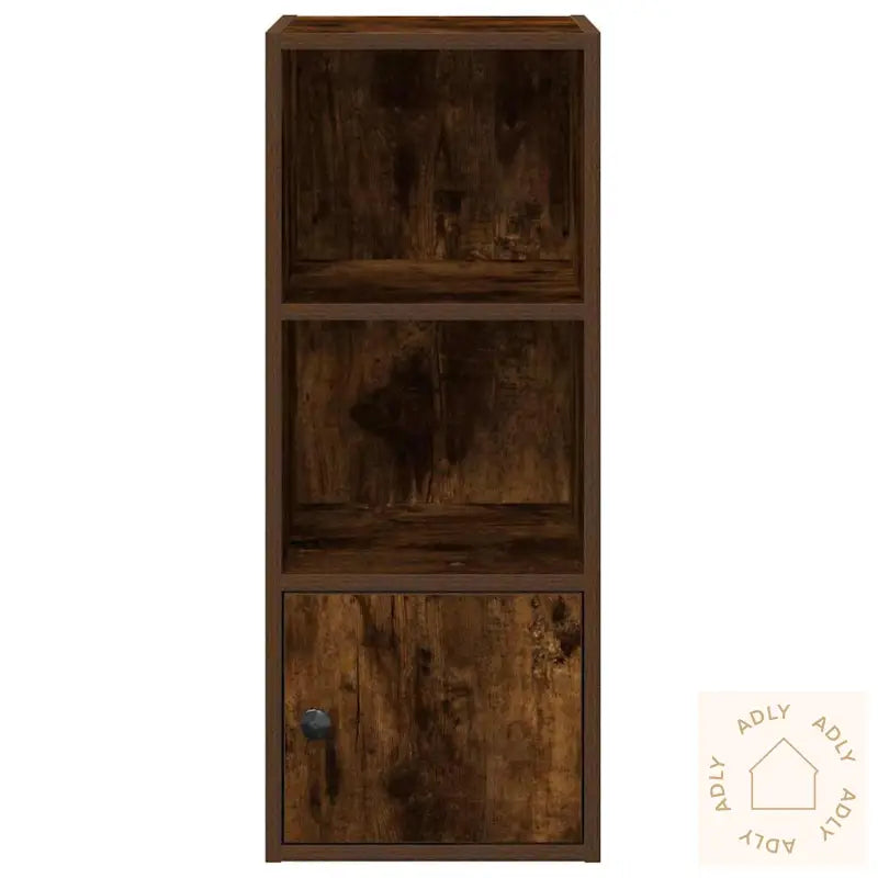 Bokhylle Røkt Eik 31X24X77 Cm Konstruert Tre