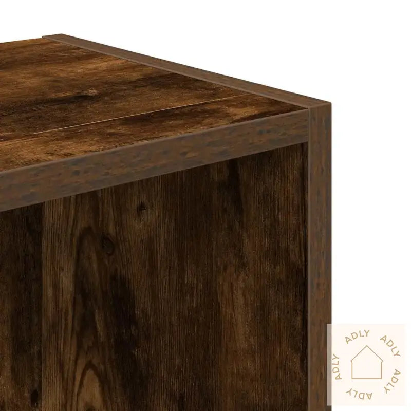 Bokhylle Røkt Eik 31X24X77 Cm Konstruert Tre