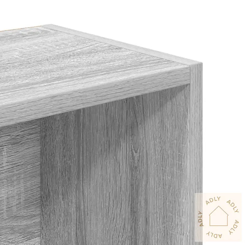 Bokhylle Grå Sonoma 31X24X102 Cm Konstruert Tre