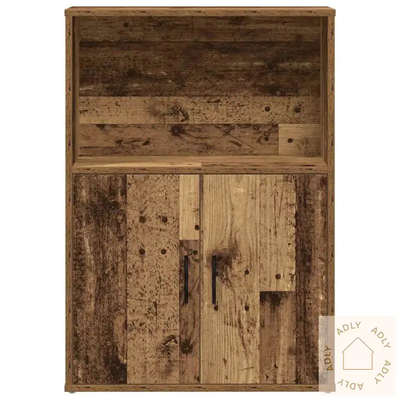 Bokhylle Gammelt Tre 60X24X85 Cm Konstruert Tre