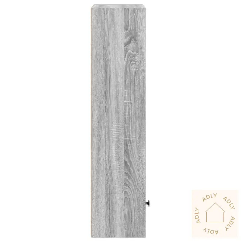 Bokhylle Grå Sonoma 31X24X102 Cm Konstruert Tre