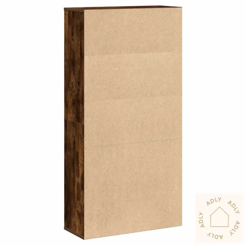 Bokhylle Røkt Eik 60X24X120 Cm Konstruert Tre