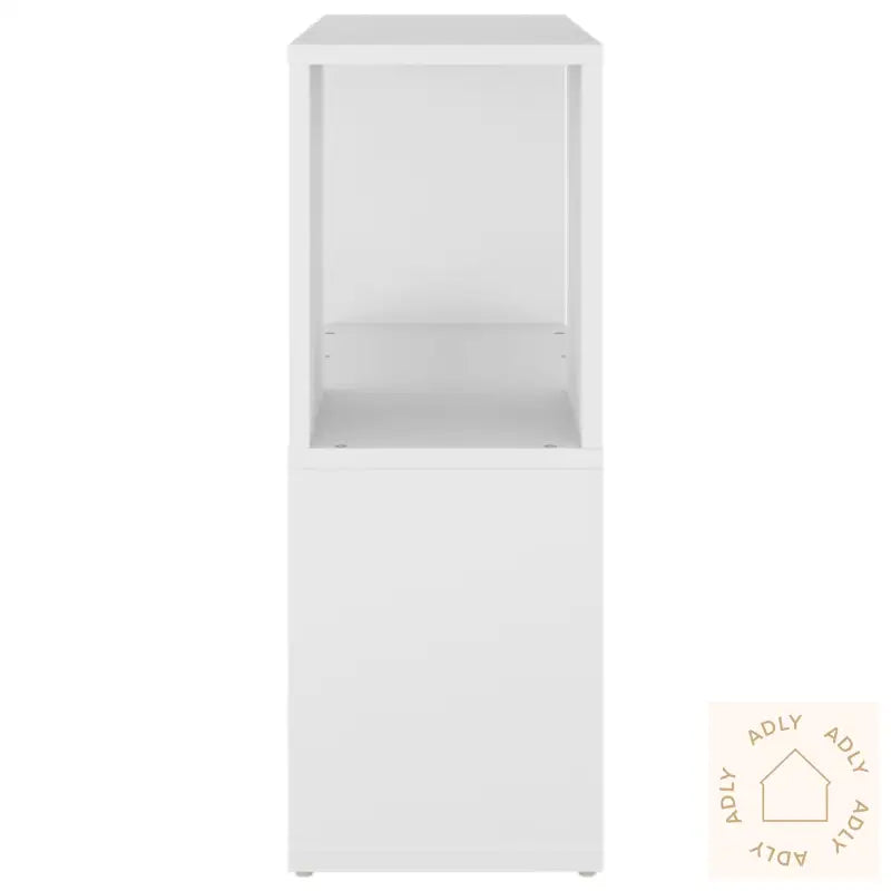 Bokhylle Hvit 60X24X63 Cm Konstruert Tre