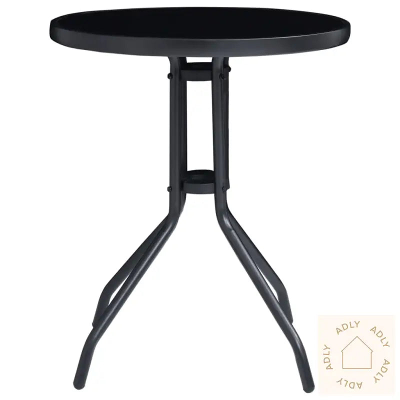 Bistorsett 3 Deler Aluminium Og Textilene Svart