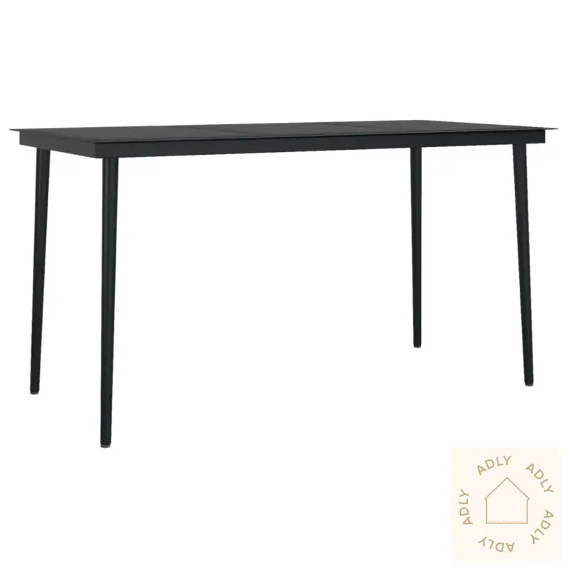 Hagespisegruppe Med Puter 5 Deler Svart