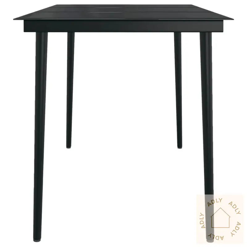 Hagespisegruppe Med Puter 5 Deler Svart