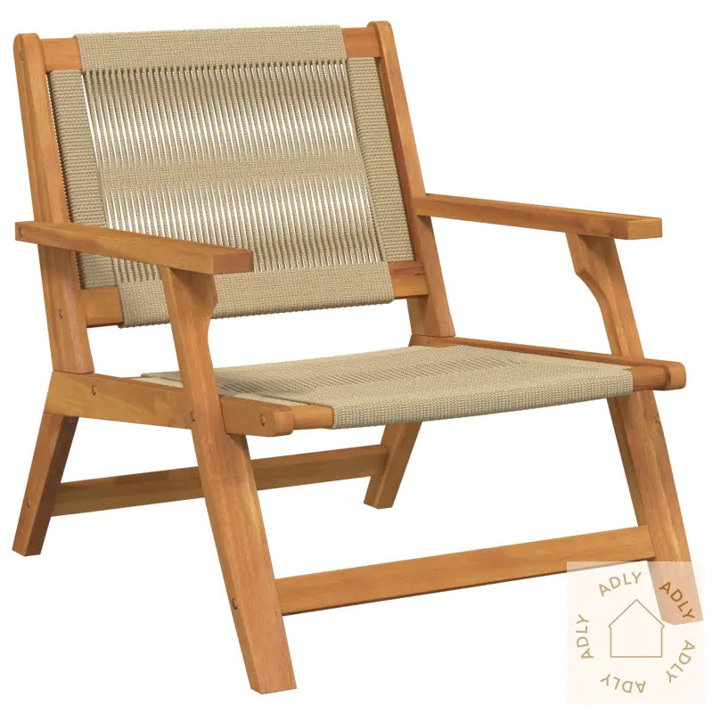 Hagemøbler 2 Stk Beige 67X77X73 Cm Massivt Akasietre