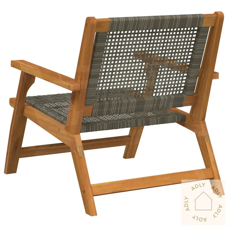 Hagemøbler 2 Stk Grå 76X67X73.5 Cm Solid Akasietre