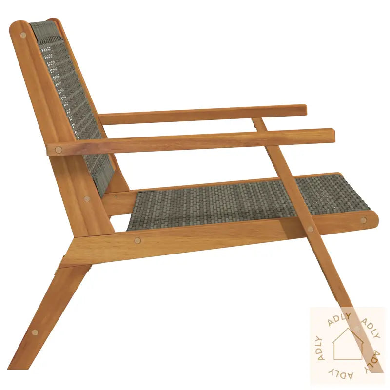 Hagemøbler 2 Stk Grå 76X67X73.5 Cm Solid Akasietre