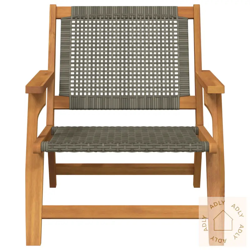 Hagemøbler 2 Stk Grå 76X67X73.5 Cm Solid Akasietre