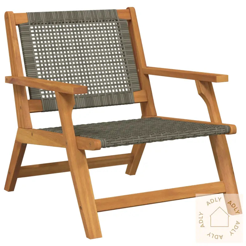 Hagemøbler 2 Stk Grå 76X67X73.5 Cm Solid Akasietre