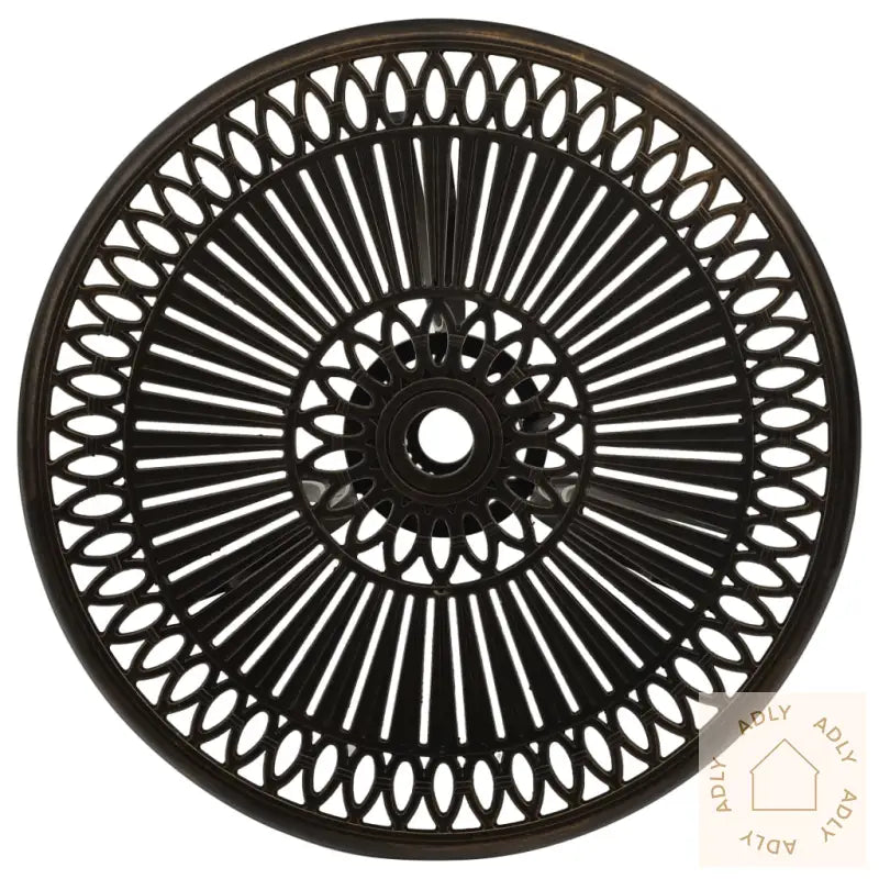 Bistrosett 3 Deler Støpt Aluminium Bronse