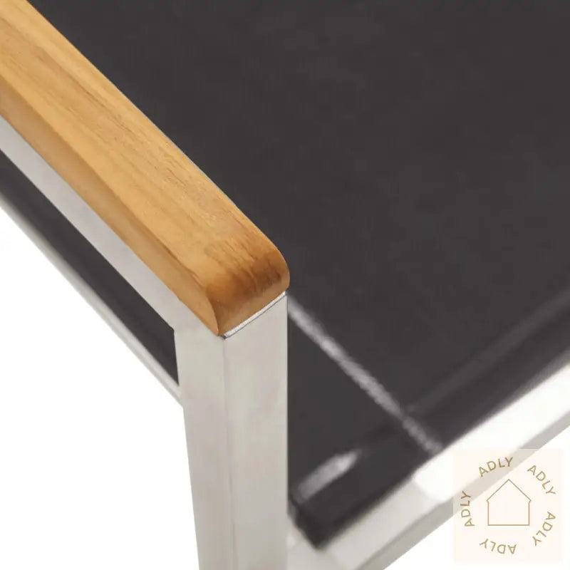 Hagestoler 4 Stk Textilene Og Rustfritt Stål Grå