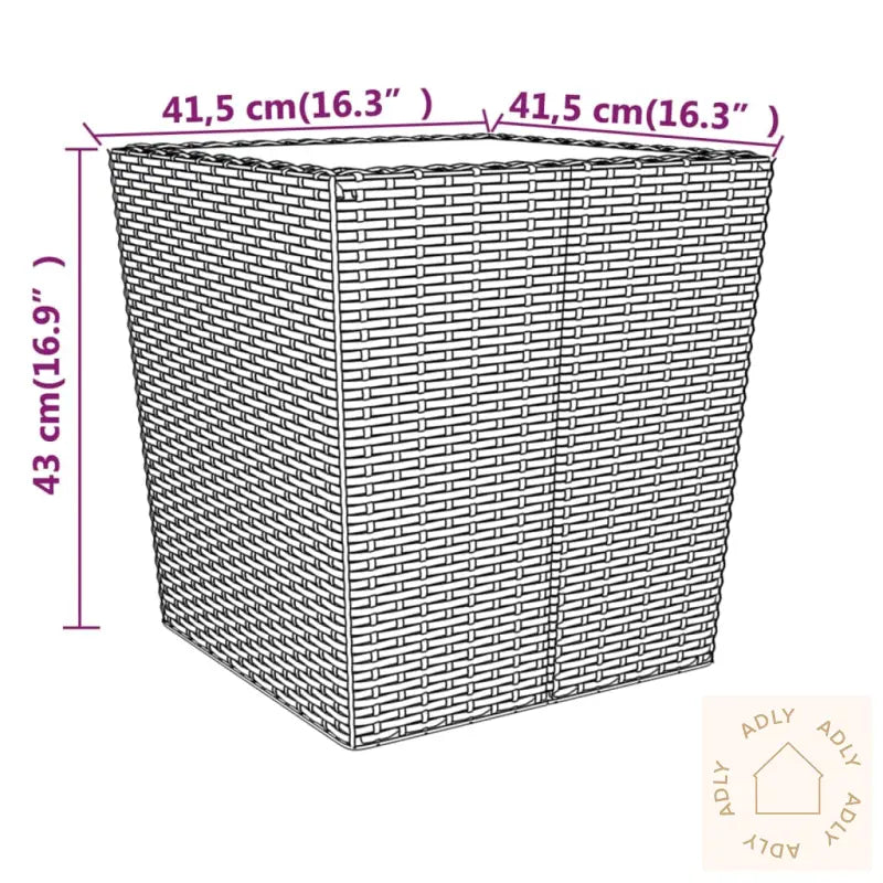 Hagebistrosett 5 Deler Polyrotting Og Herdet Glass Svart