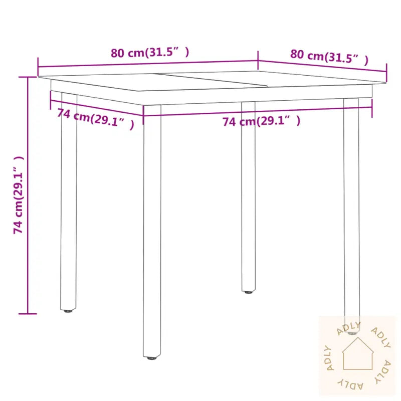 Utendørs Spisestue Med Puter 5 Deler Grå