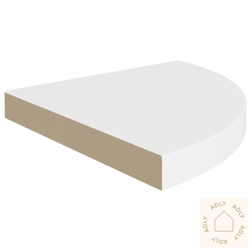 Flytende Vegghyller 4 Stk Hvit 35X35X3,8 Cm Mdf