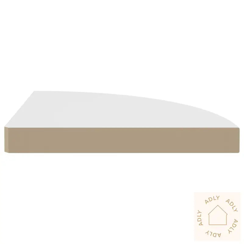 Flytende Vegghyller 2 Stk Hvit 35X35X3,8 Cm Mdf