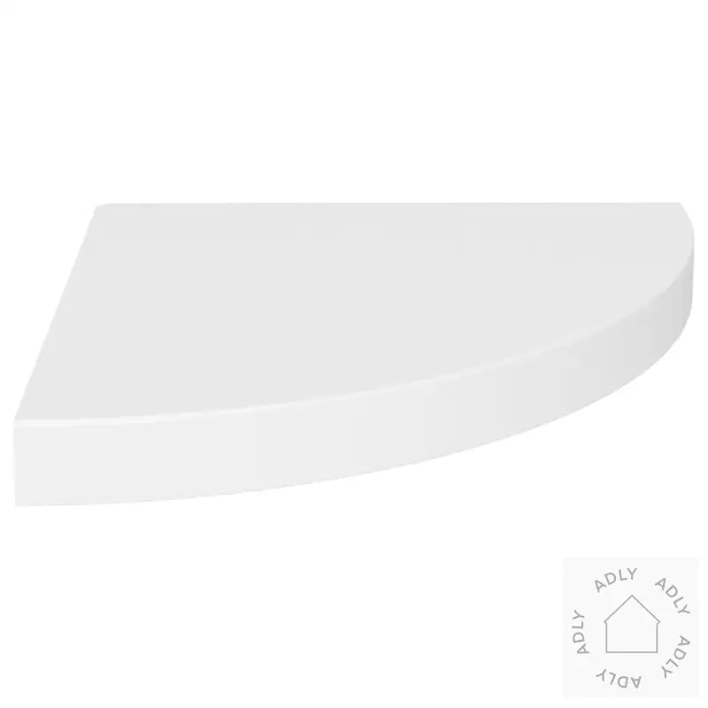 Flytende Vegghyller 4 Stk Hvit 35X35X3,8 Cm Mdf