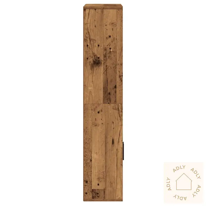Bokhylle Gammelt Tre 60X24X120 Cm Konstruert Tre