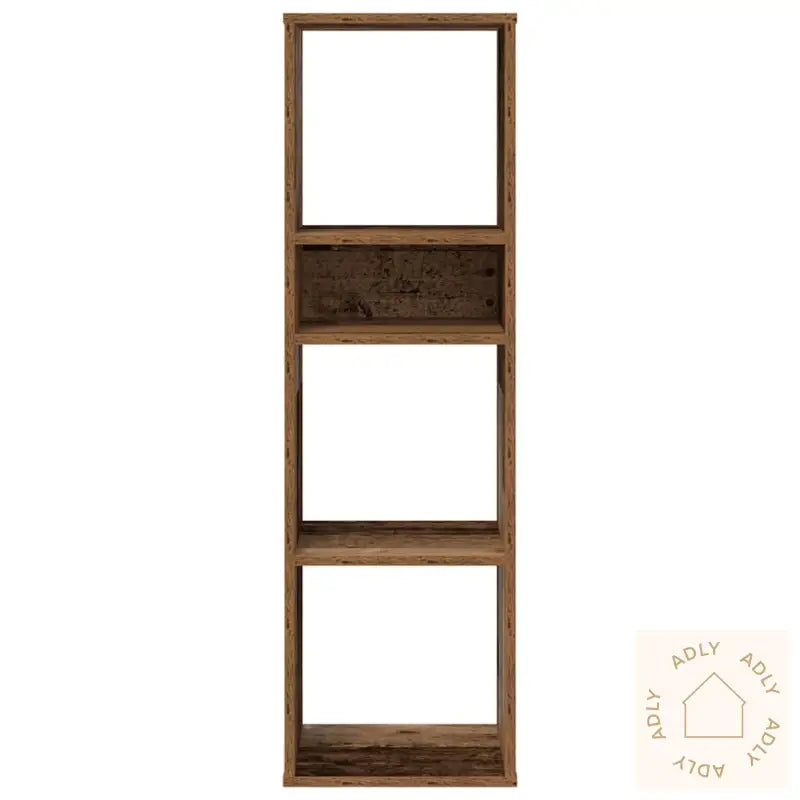 Bokhylle Gammelt Tre 34X31X112 Cm Konstruert Tre