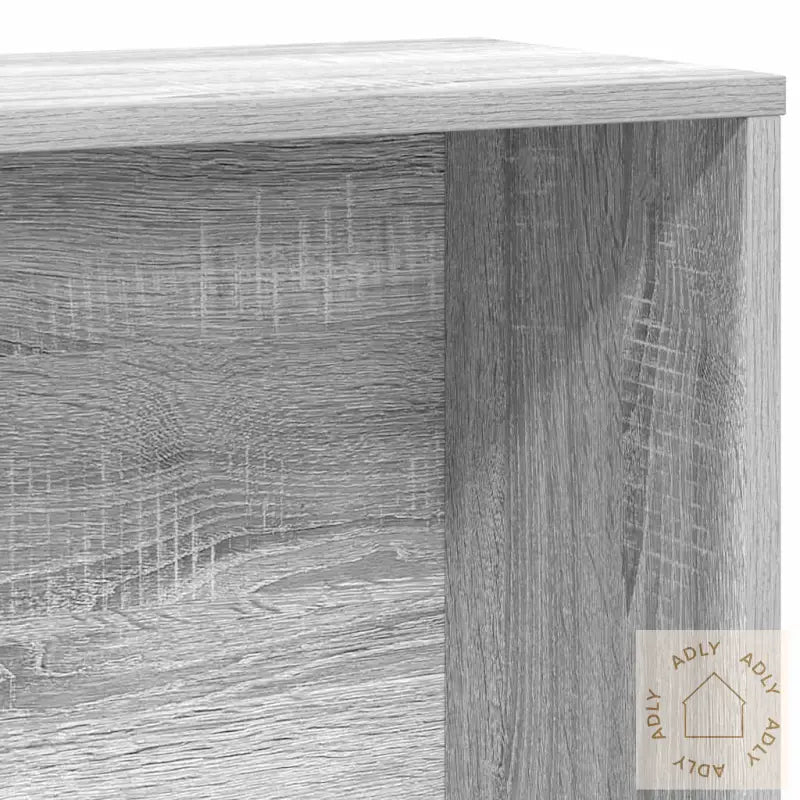 Bokhylle Grå Sonoma 60X24X120 Cm Konstruert Tre