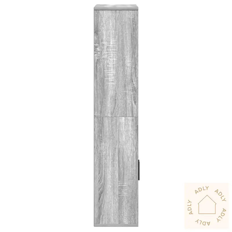 Bokhylle Grå Sonoma 60X24X120 Cm Konstruert Tre