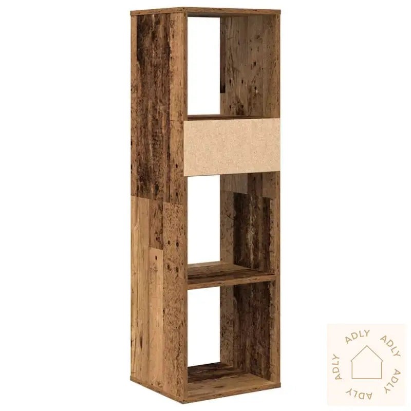 Bokhylle Gammelt Tre 34X31X112 Cm Konstruert Tre