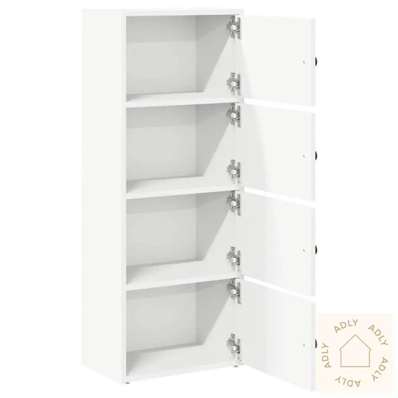 Bokhylle Hvit 40X24X102 Cm Konstruert Tre