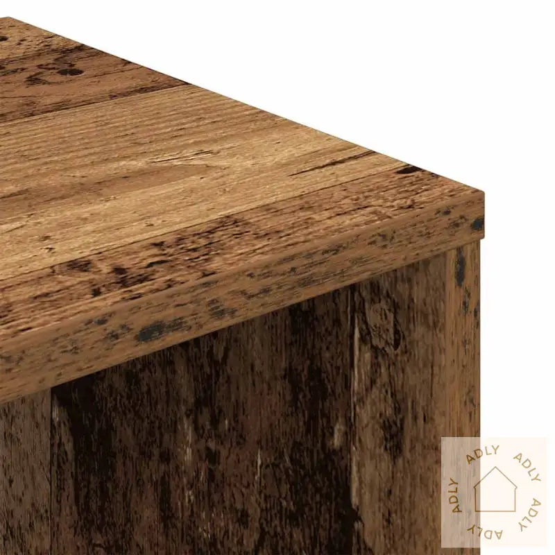 Bokhylle Gammelt Tre 34X31X112 Cm Konstruert Tre