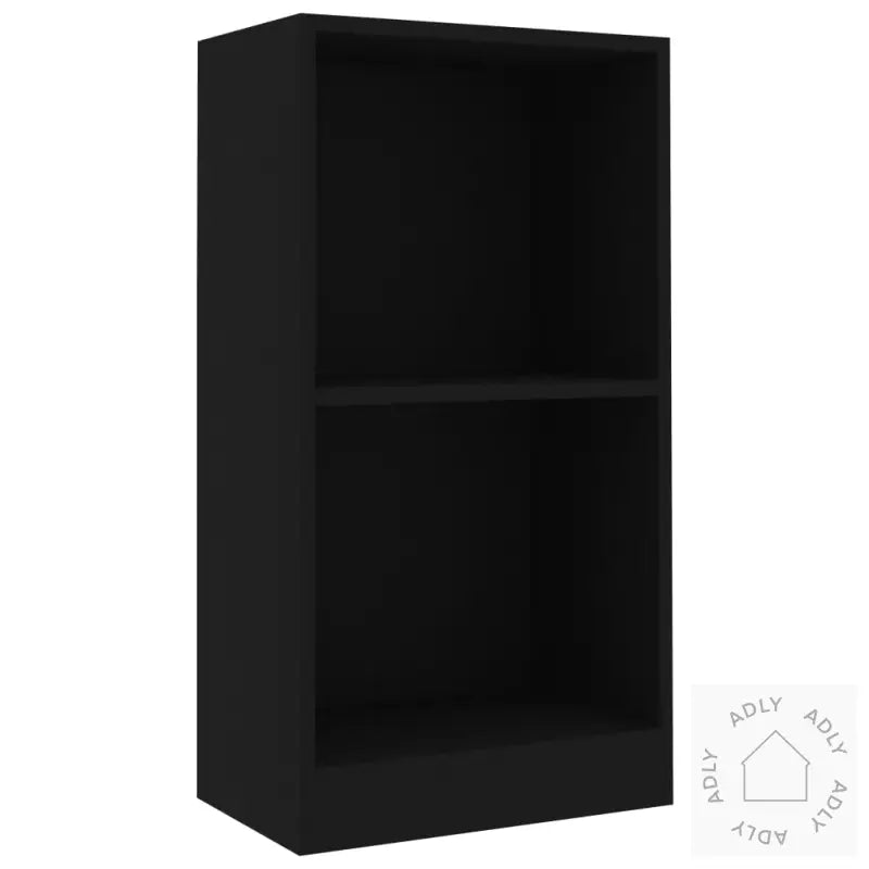 Bokhylle Svart 40X24X75 Cm Konstruert Tre