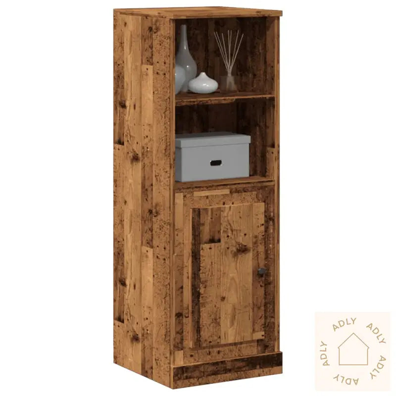 Highboard Gammelt Tre 36X35,5X103,5 Cm Konstruert Tre