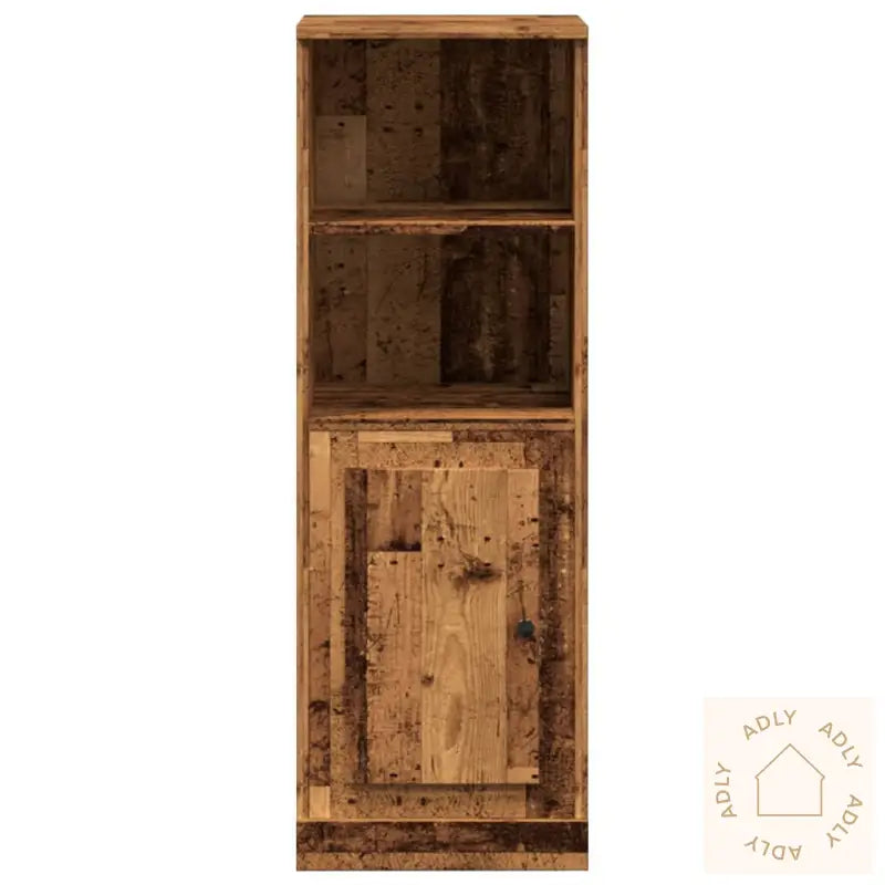 Highboard Gammelt Tre 36X35,5X103,5 Cm Konstruert Tre
