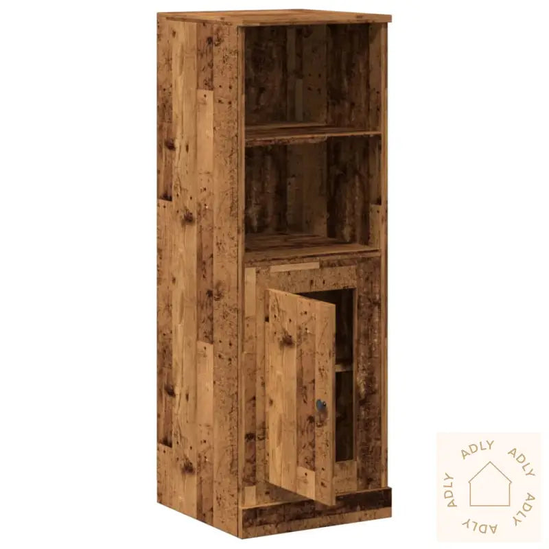 Highboard Gammelt Tre 36X35,5X103,5 Cm Konstruert Tre