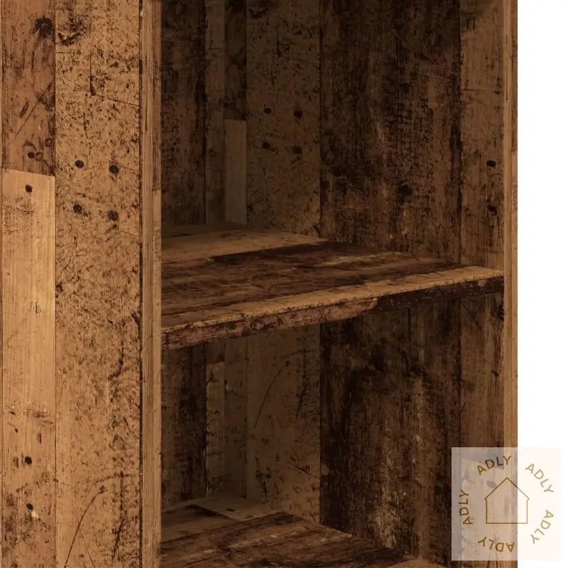 Highboard Gammelt Tre 36X35,5X103,5 Cm Konstruert Tre
