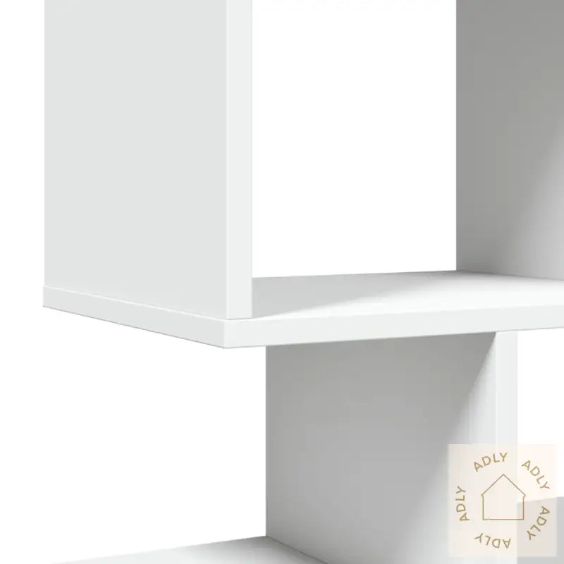 Romdeler Bokhylle Hvit 92X29X112 Cm Konstruert Tre